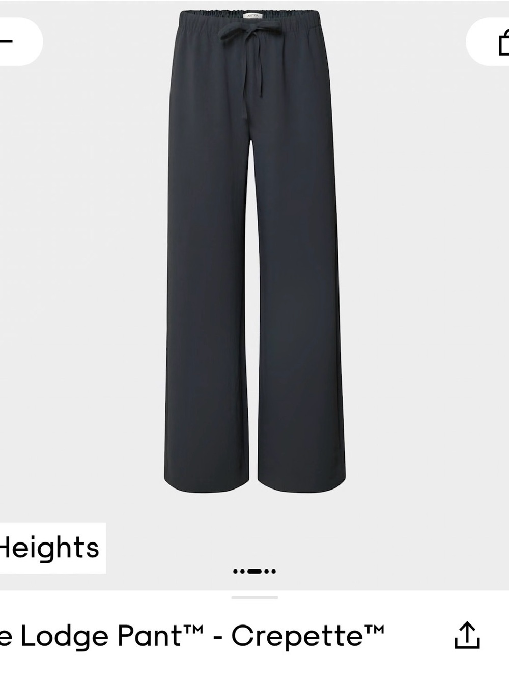 Wilfred - The lodge pant - crepette | dark navy |